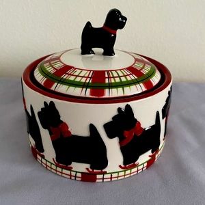 Global Design Connections Kate Williams Ceramic Dog Treat Jar